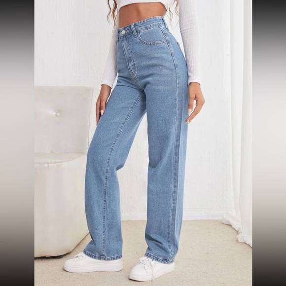 High Waisted Jeans straight leg - Picture 8 of 8